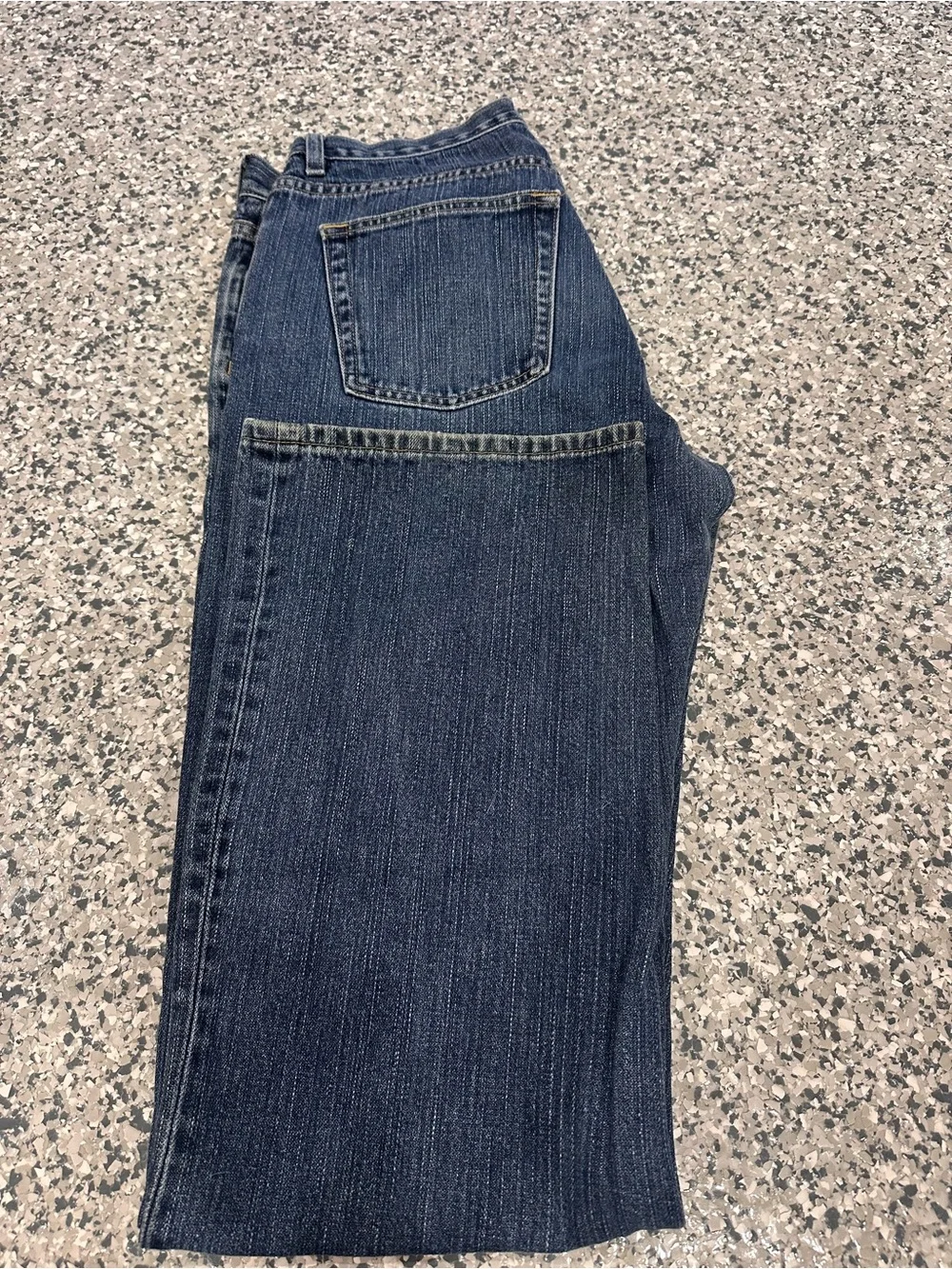 Banana Republic Men's Dark Blue Straight-Leg Jeans